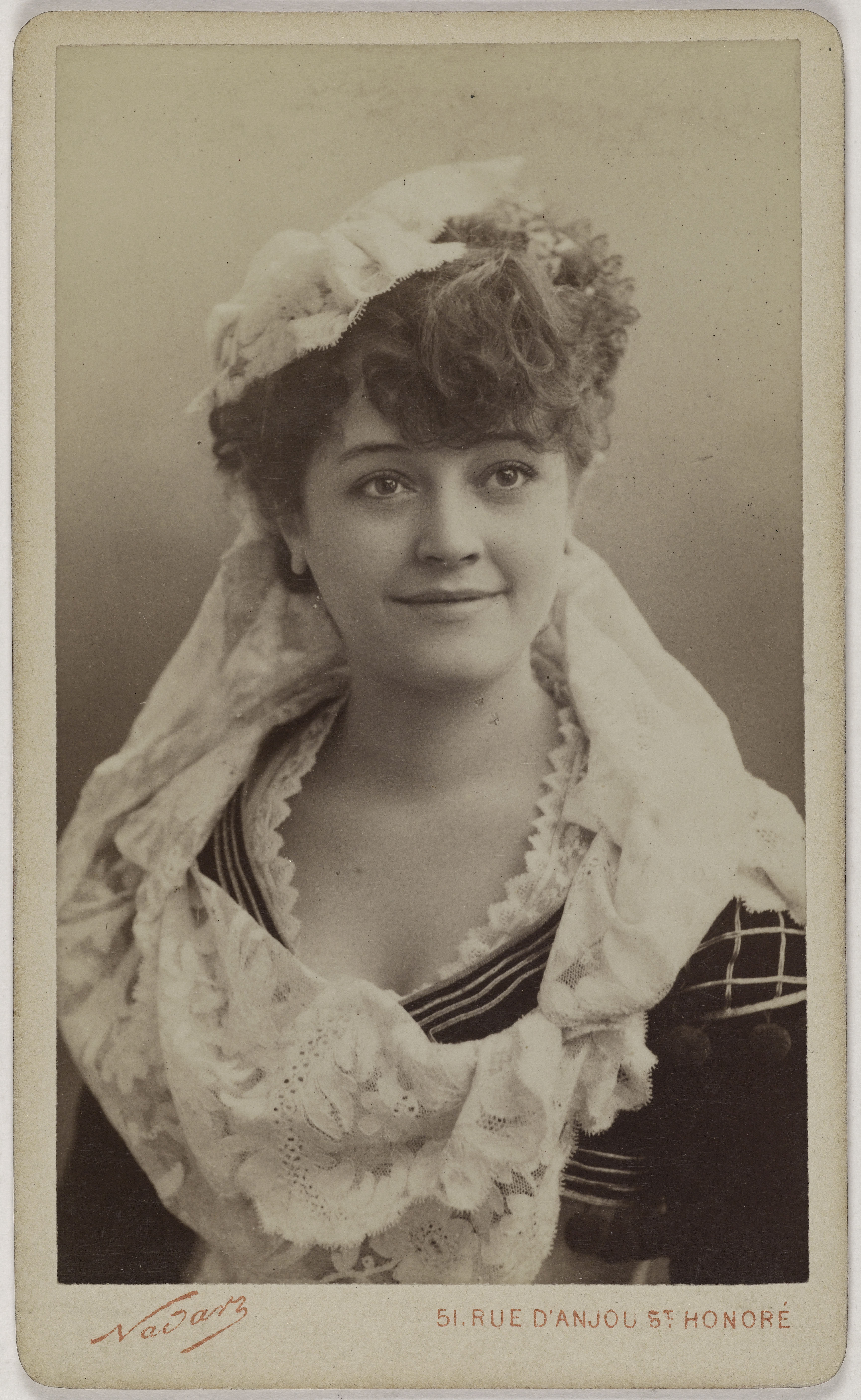 Atelier Nadar, Portrait de Marie Degrande (dite Casamayor Sallenade ?), ( - après 1903), (actrice)