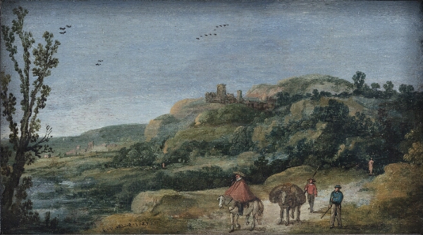 Esaias van de Velde, Bakket landskab