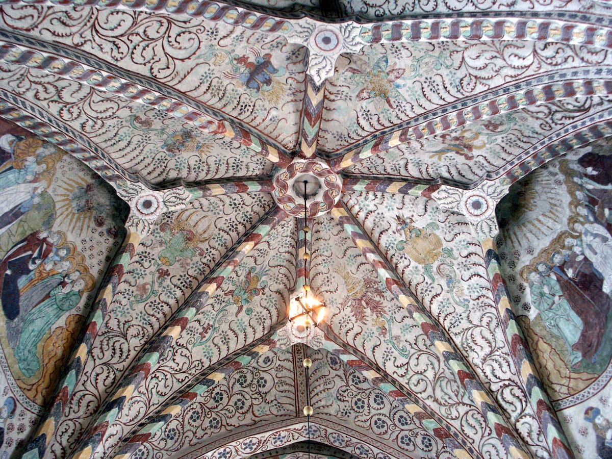 Johan Dellbeck, Kalkmålning i Kungs-Husby kyrka, Kungs-Husby socken, Uppland 2005