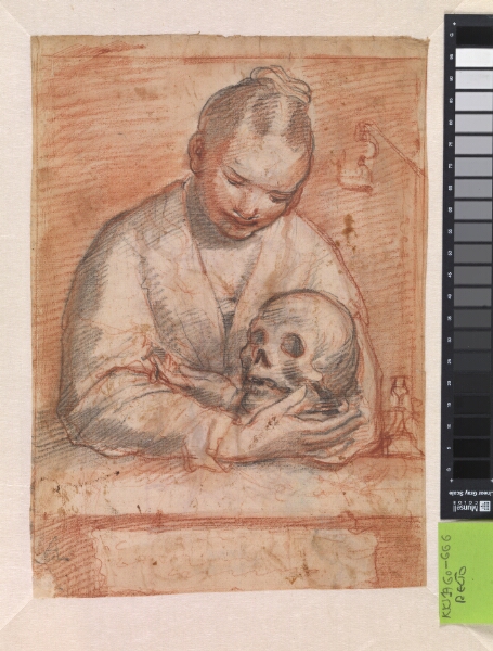 Alessandro Casolani, Maria Magdalene med et kranie i sin favn