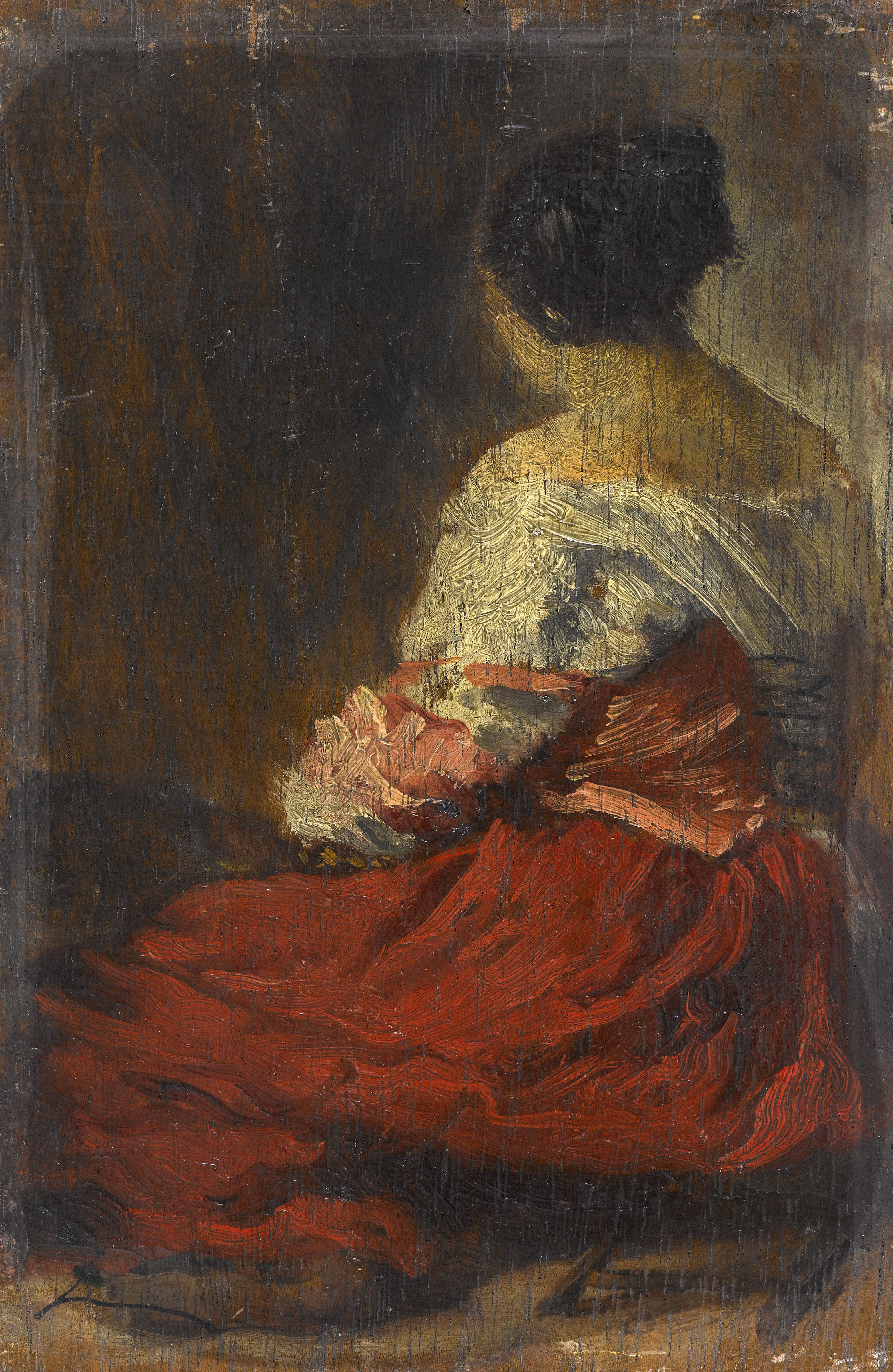Félix Ziem, La Jupe rouge