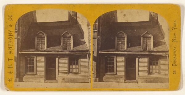 Edward and Henry T. Anthony & Co., Quebec. House in which Gen. Montgomery was Laid Out.