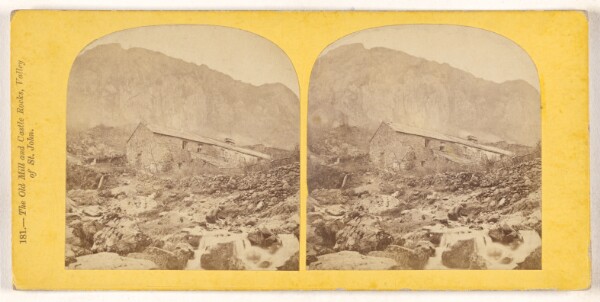 Unknown, The Old Mill and Castle Rocks, Valley of St. John.