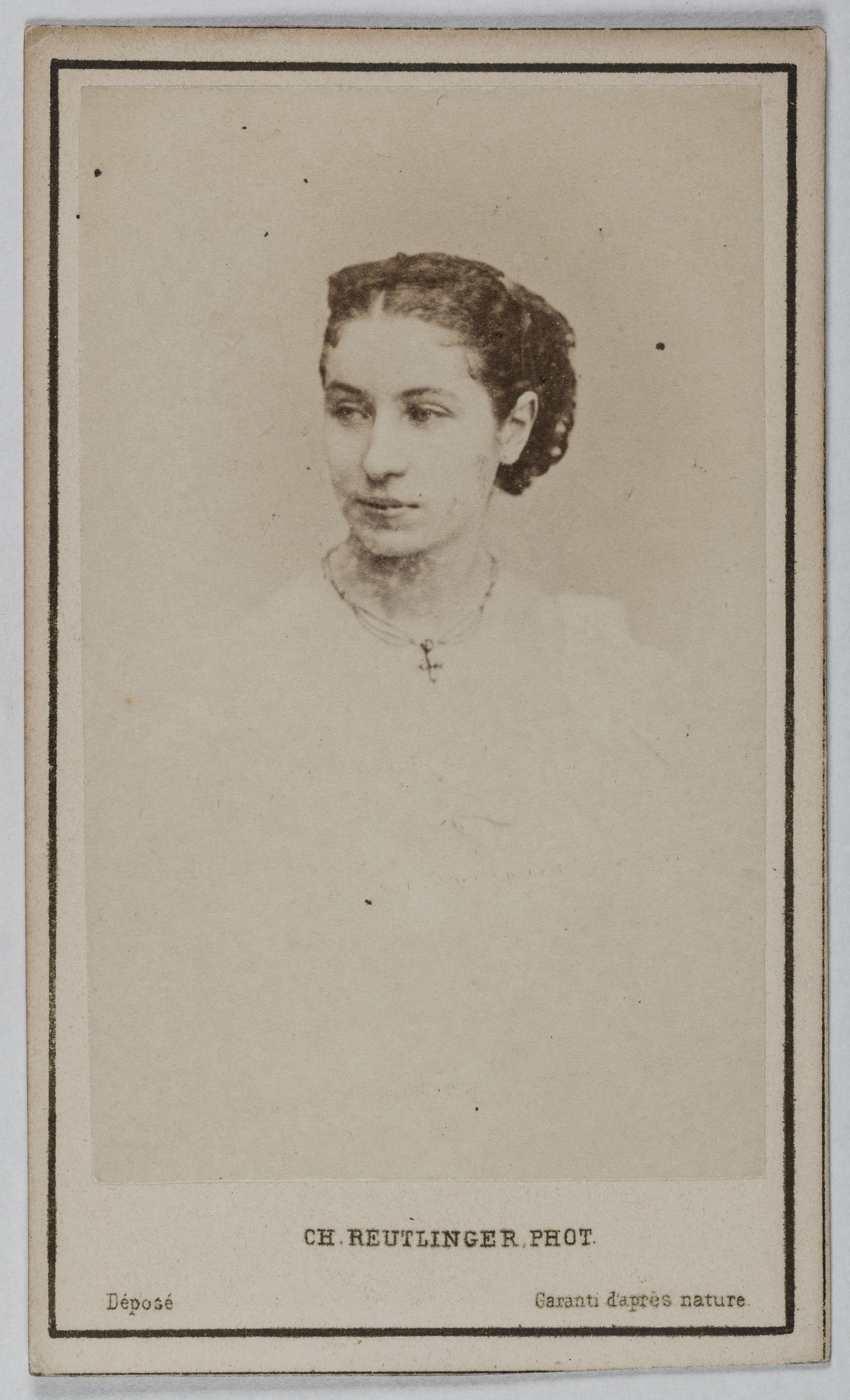 Charles Reutlinger, Portrait de Laura Fonta (danseuse à l'Opéra)