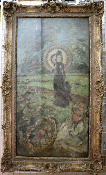 Oliver Messel, Stage property painting for Letter from Paris by Dodie Smith