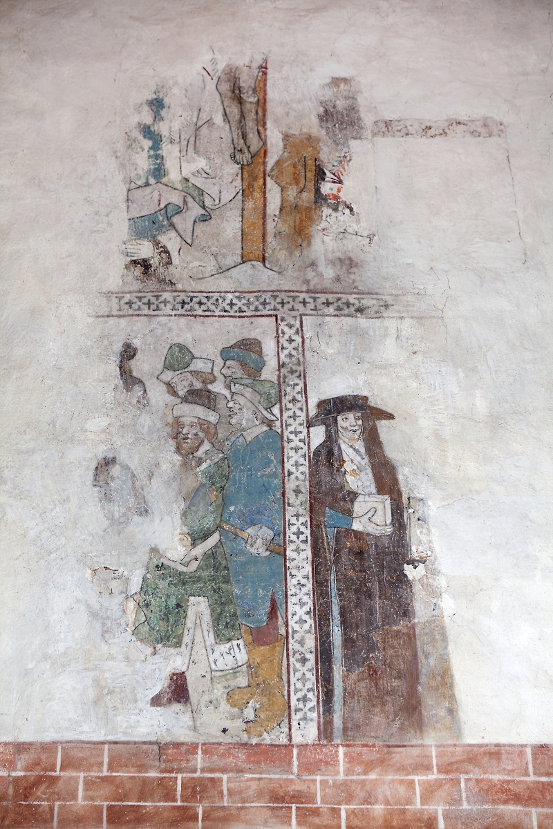 Bengt Backlund, Kalkmålning av Albertus Pictor, Bälinge kyrka, Uppland 2011