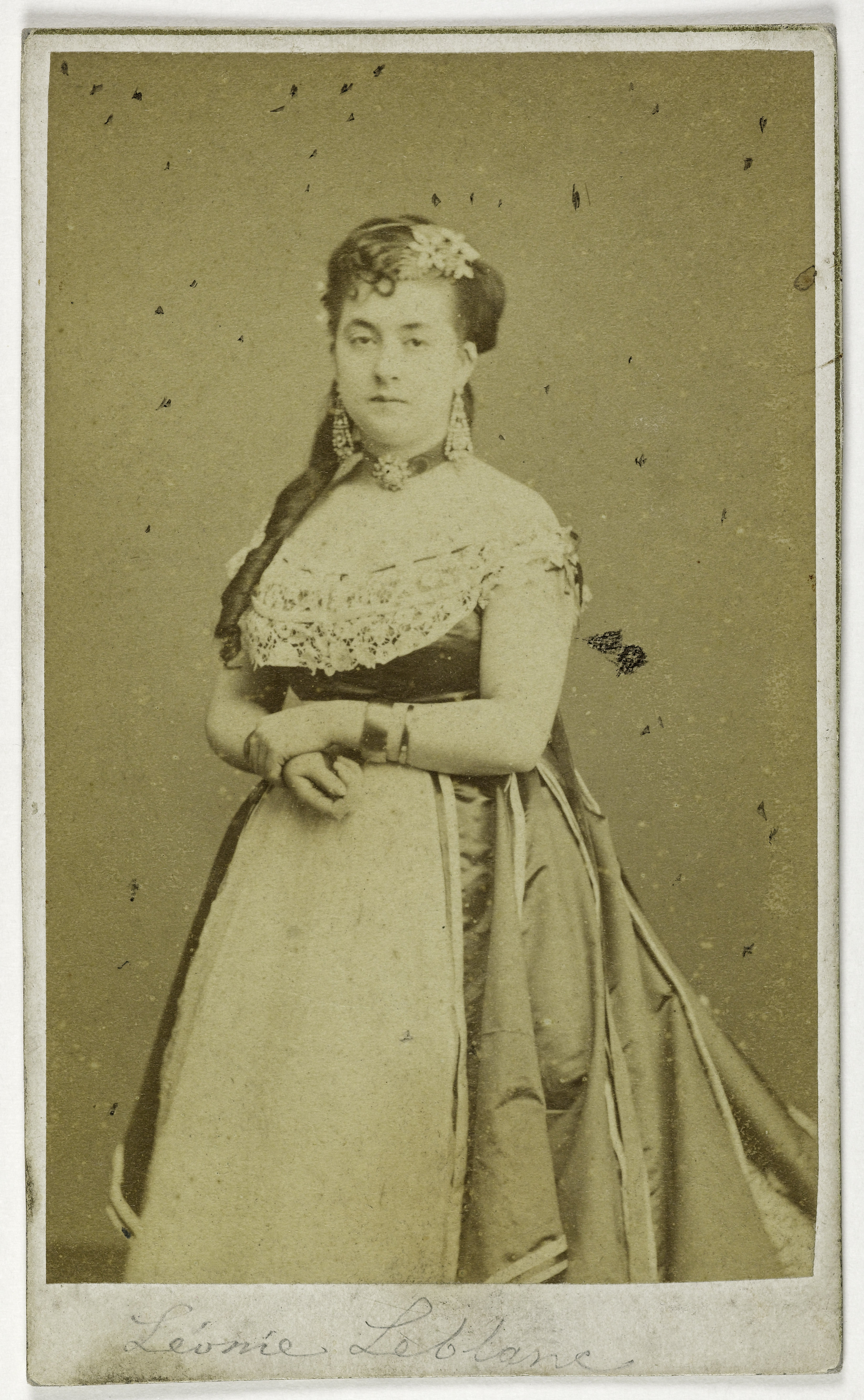 Charles Reutlinger, Portrait de Leblanc Léonide, (1842-1894), (actrice)