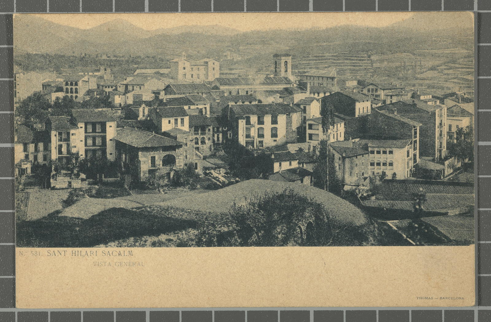 Desconegut, Mº 581. Sant Hilari Sacalm. Vista general