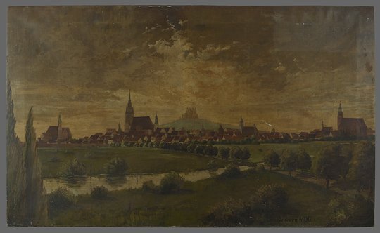 Paul Hildebrandt, Stadtansicht von Brandenburg (Havel) um 1700, 1904