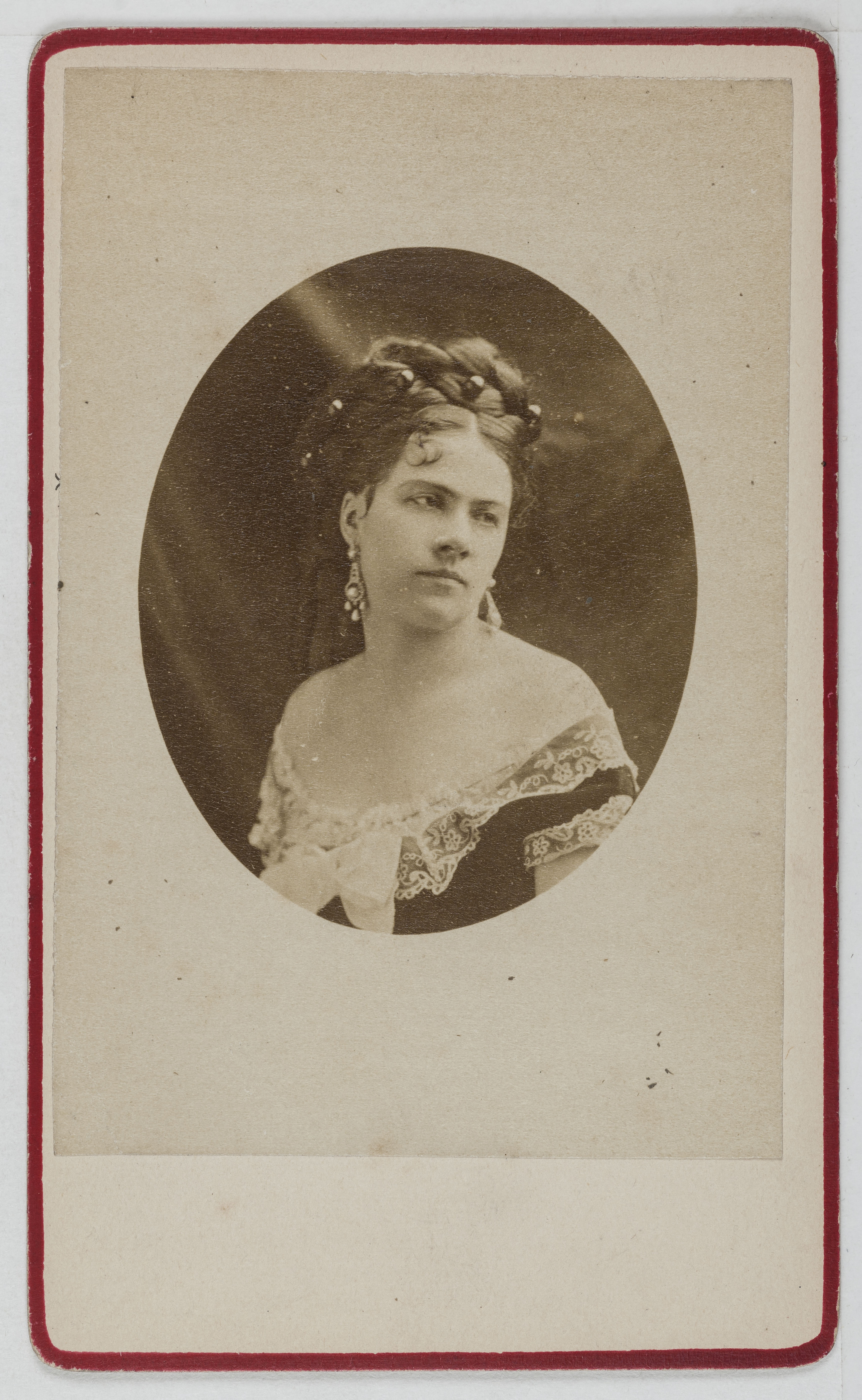 Anonyme, Portrait d'Alix Marie Angèle Séon (v. 1835-1906), dite Pasca, actrice de théâtre entre 1864 et 1891.