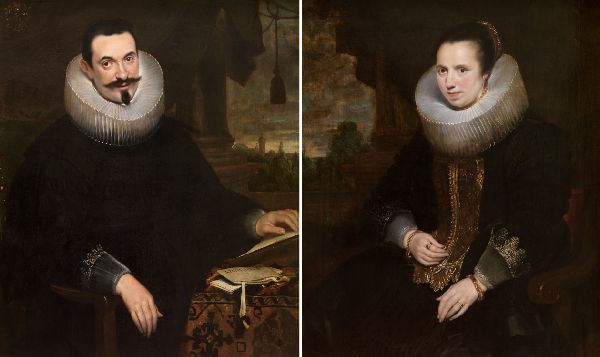 Cornelis de Vos, Barthel Van den Berghe and his Wife Elisabeth Hoegaerts