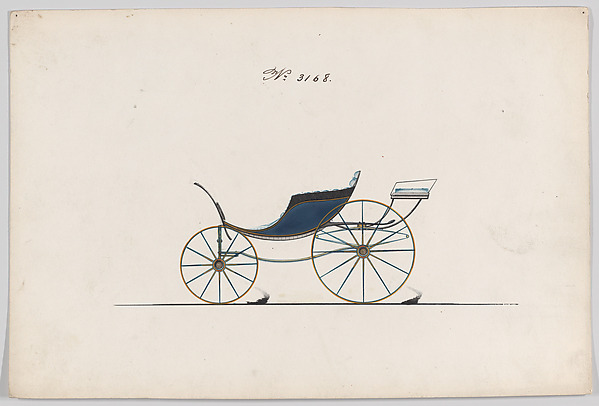Brewster & Co., Design for Pony Phaeton, no. 3168