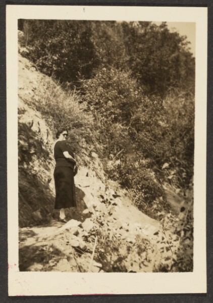 Louis Fleckenstein, [Woman on Hillside]