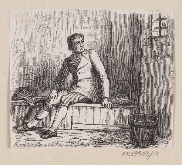 H.P. Hansen, Illustration til "Et Billede fra Castelsvolden" i H.C. Andersen, "Eventyr og Historier", Bind 2