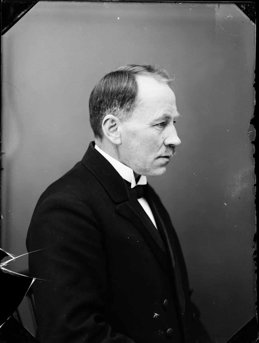 Skötsner-Edhlund, Ateljéporträtt - Karl Gustaf Fröman från Ed, Börstils socken, Uppland