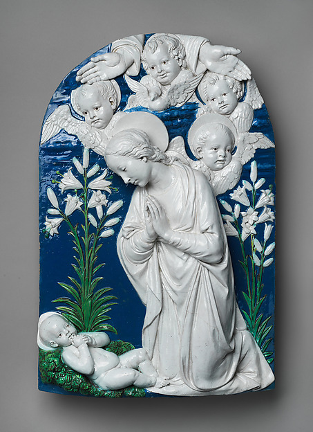 Andrea della Robbia, Virgin Adoring the Christ Child
