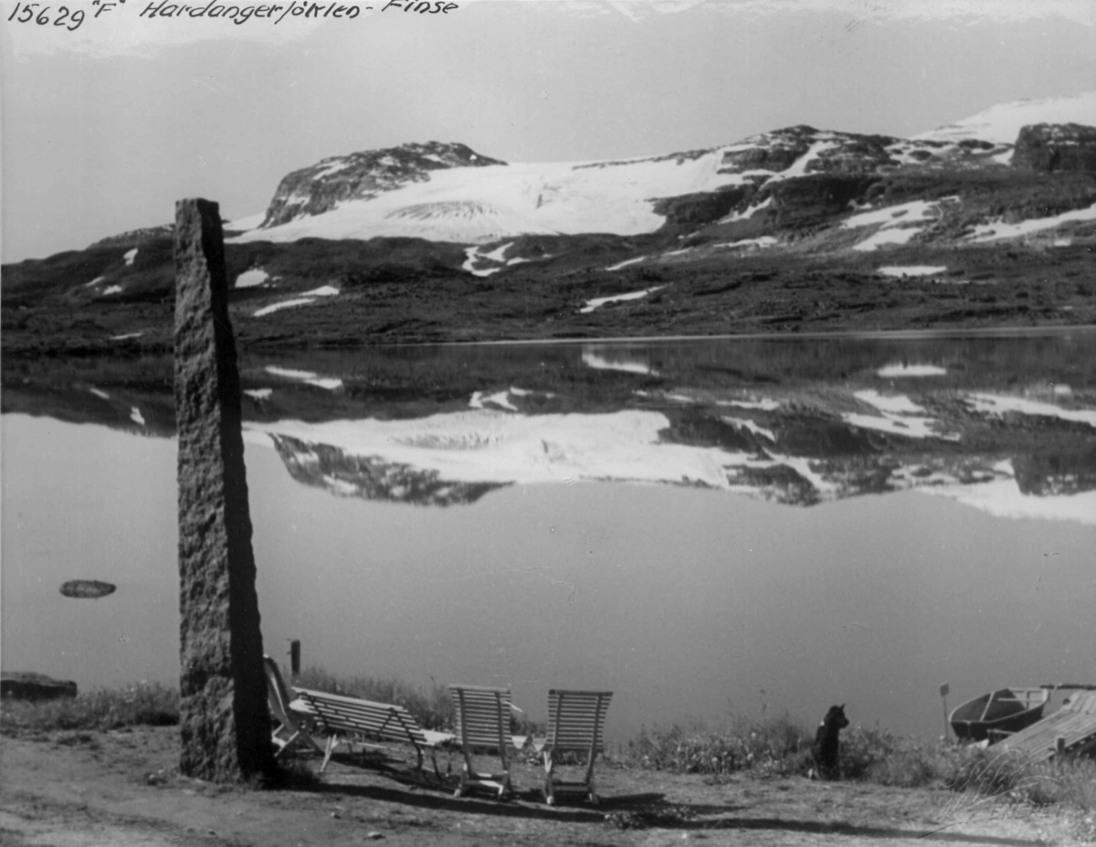 Anders Beer Wilse, Wilse original, Hardangerjokulen, Finsevatnet