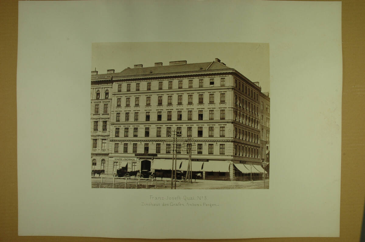 Anonym, Wohngebäude/Wiener Stadterweiterung: Franz-Josefs-Quai 3 - Zinshaus des Grafen Anton von Pergen