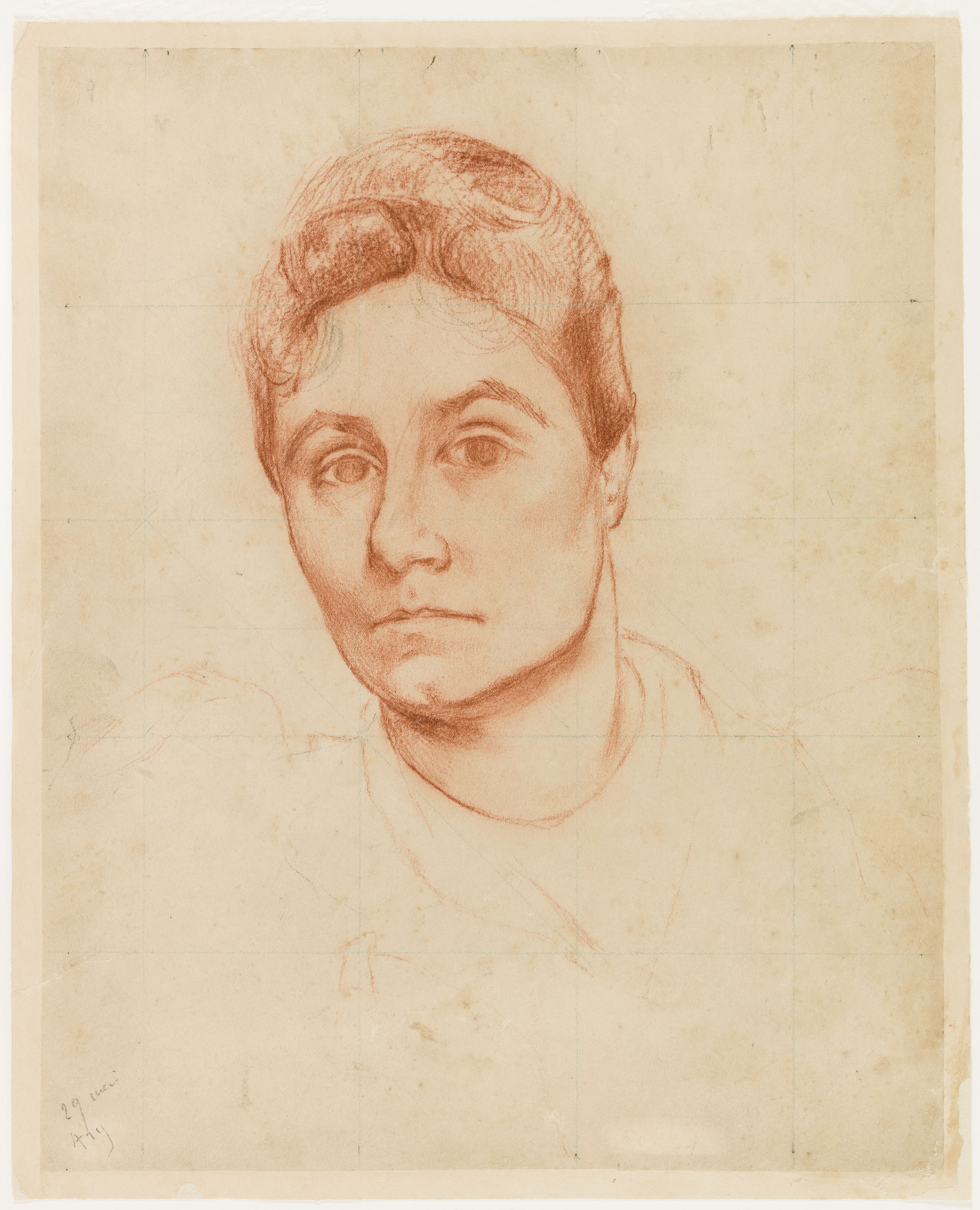 Ary Ernest Renan, Etude pour le portrait de Madame Jules-François Dietz n°3