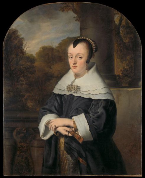 Ferdinand Bol, Portrait of Maria Rey