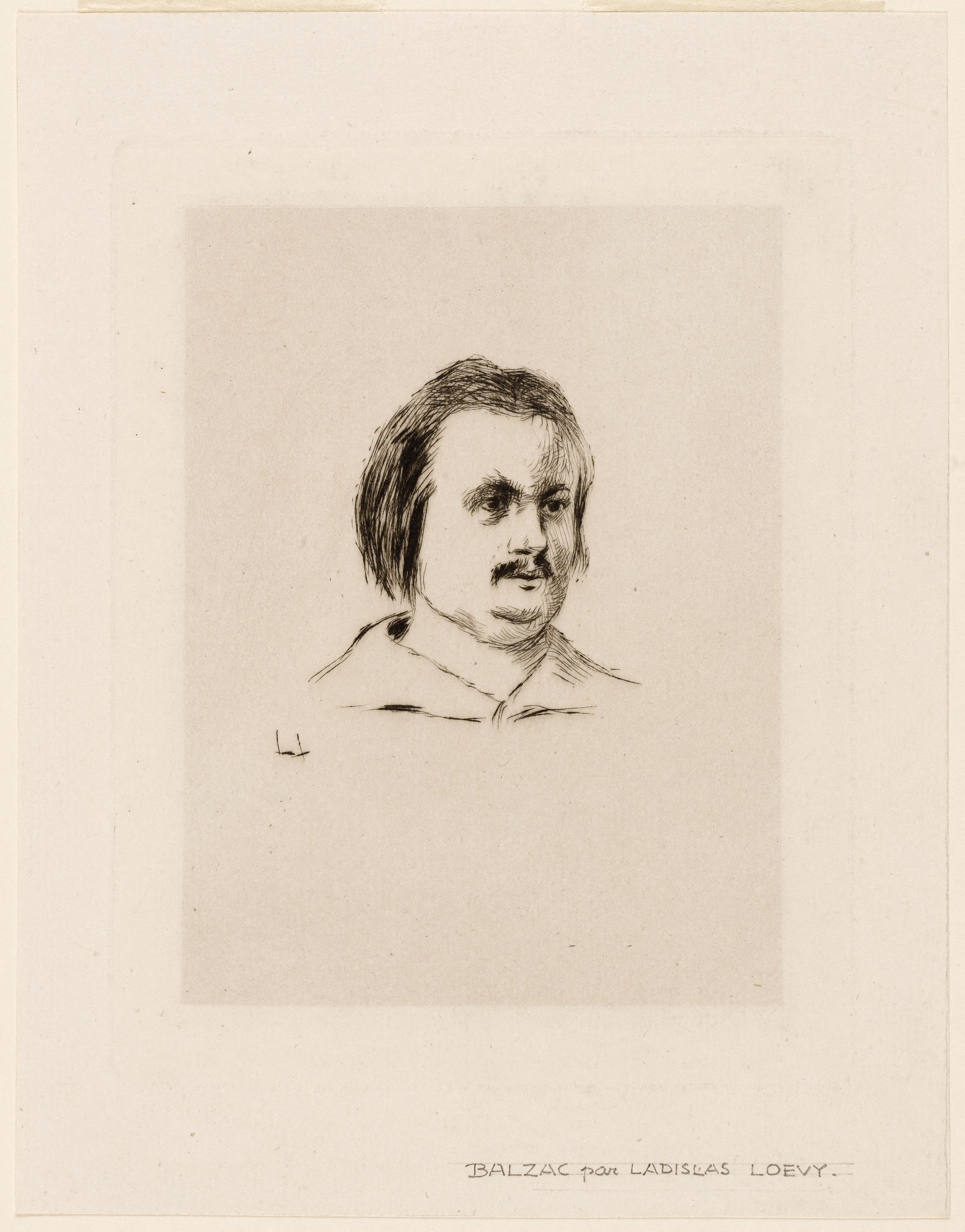 Anonyme, Portrait de Balzac