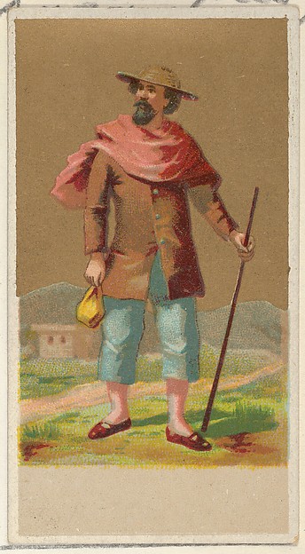 Allen & Ginter, Peru, from the Natives in Costume series (N16), Teofani Issue, for Allen & Ginter Cigarettes Brands