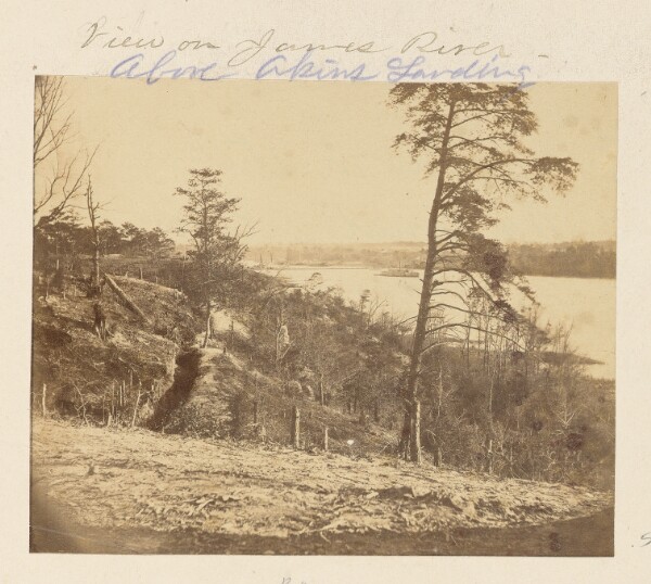 A. J. Russell, View on James River. Above Aiken's Landing