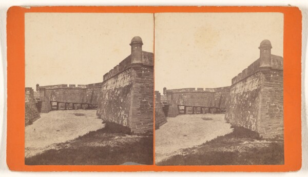 Unknown, South View of the Old Spanish Fort showing the Draw Bridge.