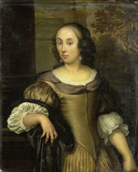 Eglon van der Neer, Portrait of a young woman