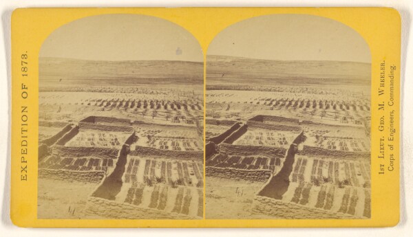 Timothy H. O'Sullivan, Gardens surrounding the Indian Pueblo of Zuni, in which are raised a variety of vegetables, such as peppers, onions, garlic, &c.