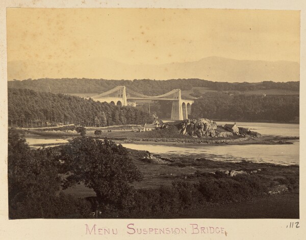 Unknown, [View of Menai Suspension Bridge]