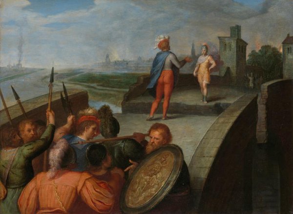 Otto van Veen, De vredesonderhandelingen tussen Julius Civilis en de Romeinse aanvoerder Cerialis