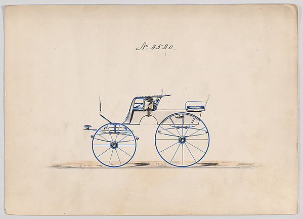 Brewster & Co., Design for T-Cart, no. 3530