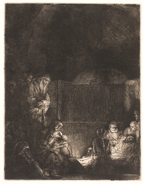 Rembrandt van Rijn, Gravlæggelsen
