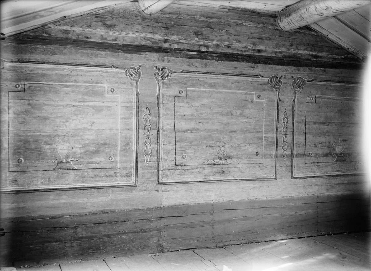 Paul Sandberg, Mural painting in the holiday home, the open-air museum Disagården, Old Uppsala 1930