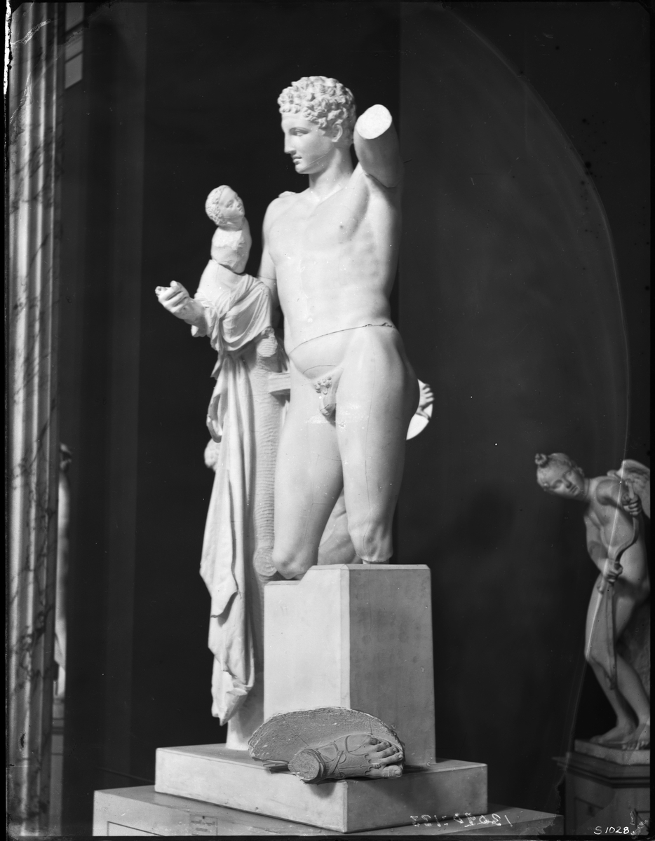 Carl Curman, Praxiteles? "Hermes" från Olympin? National Museet.