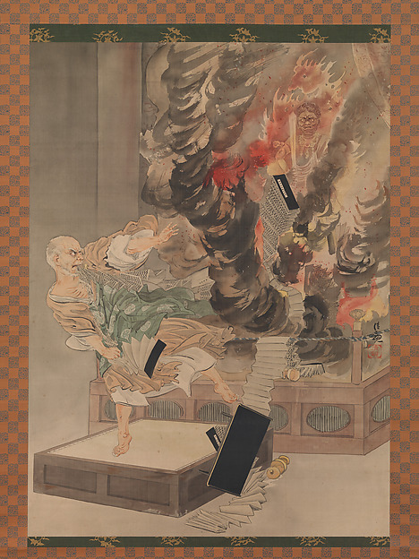 Kobayashi Kiyochika, The Fury of Monk Raigō
