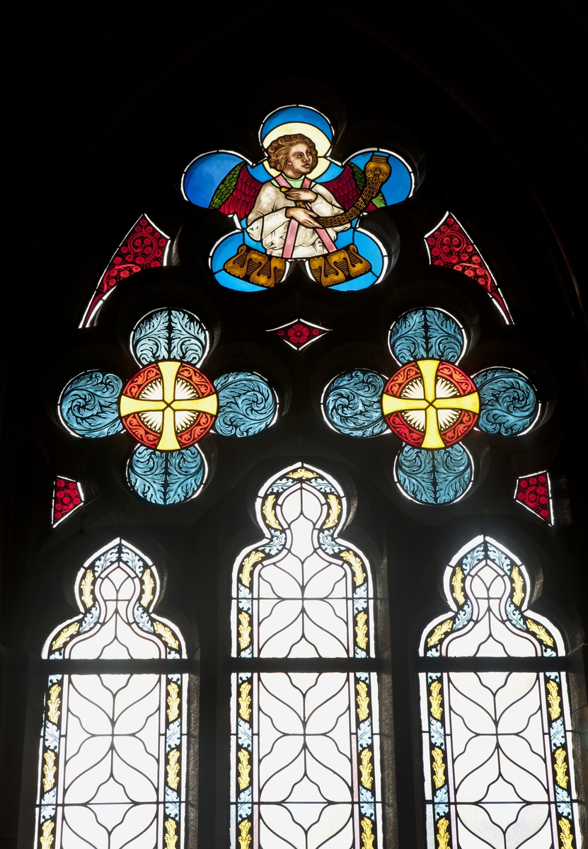 Olle Norling, Glass painting in the south west tower (travé 28), Uppsala Cathedral, Uppsala 2012