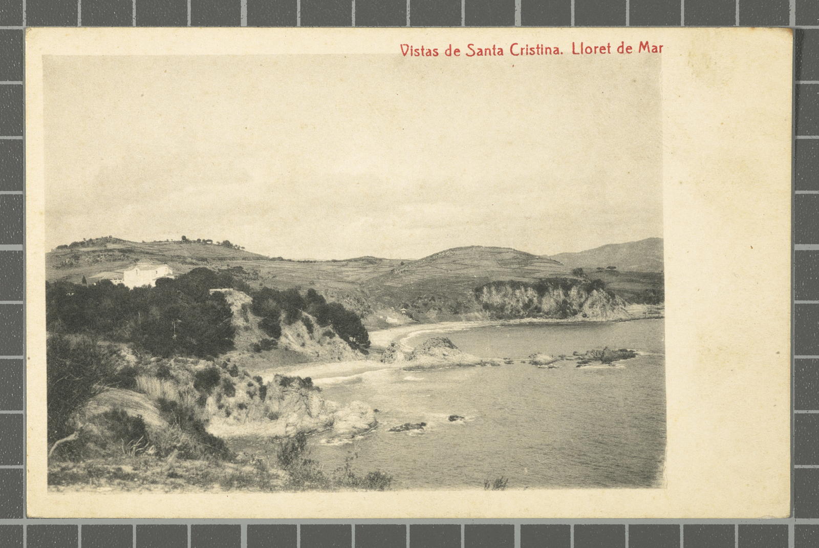 Desconegut, Vistas de Santa Cristina. Lloret de Mar