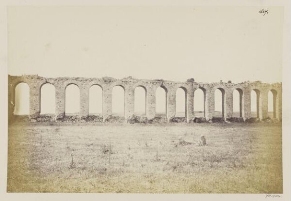Parker, John Henry, Aqueducts - Aqua Severiana, Arcade to shew the construction of the third century.
