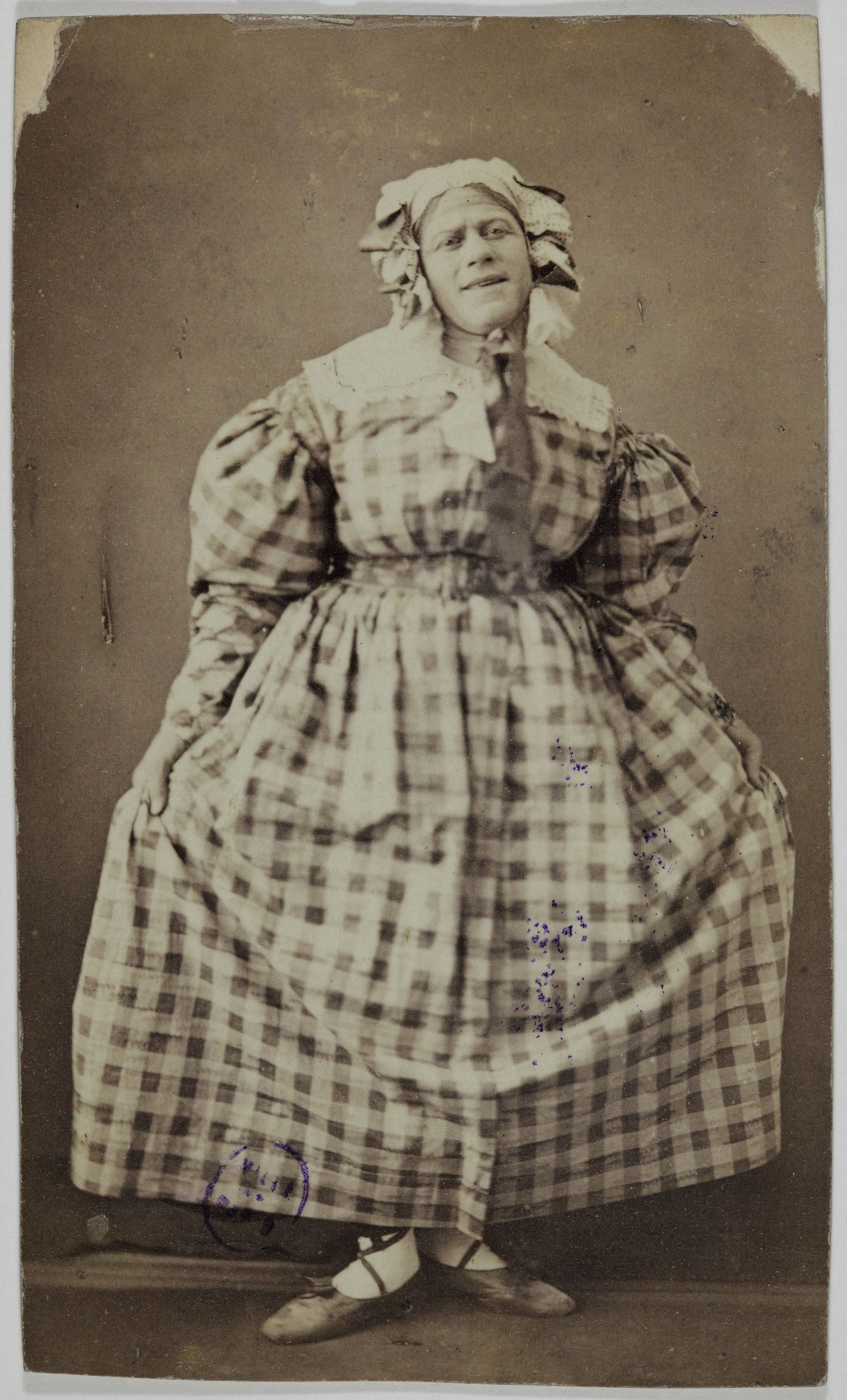 Anonyme, Portrait d'Augustin Alexandre, (Augustin Guillemet, dit), (1814-1904), (acteur)