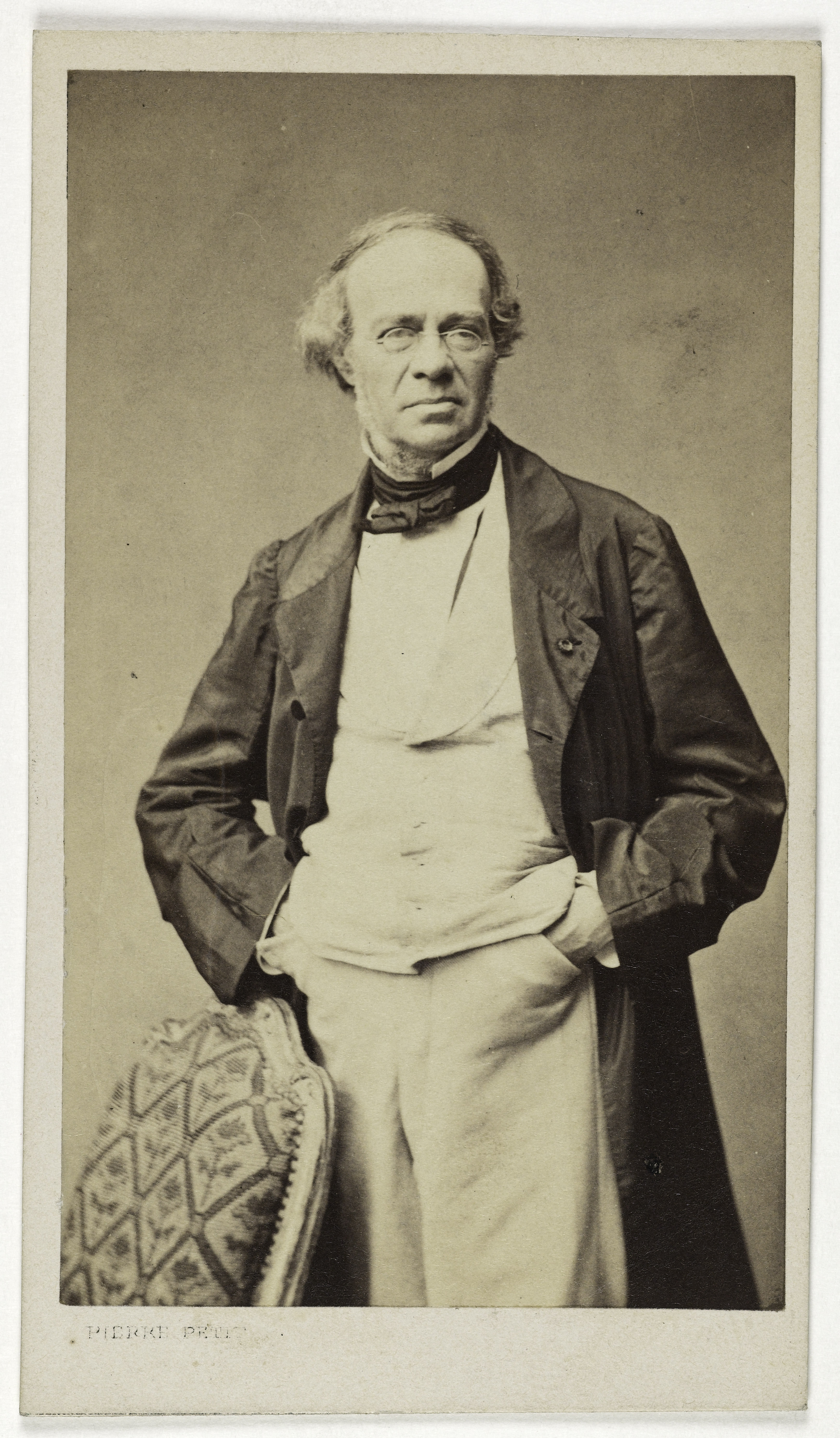Pierre Petit, Portrait d'Halévy (Jacques Fromental, Elie Lévy, dit), (1799-1862), compositeur