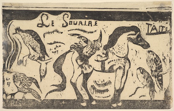 Paul Gauguin, Le Sourire;Taiti (Smile; Tahiti)