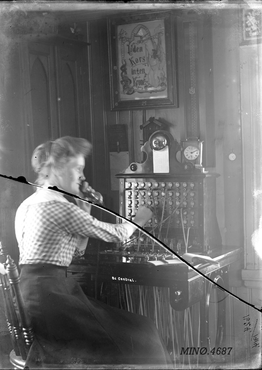 Peder J. Bredalslien, Telefonsentral