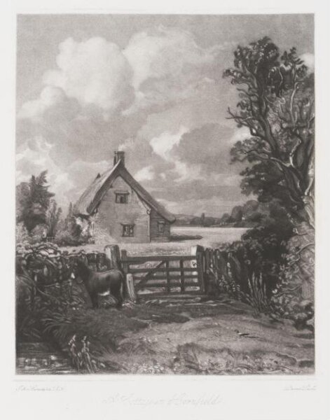 Constable, John RA, A Cottage in a Cornfield