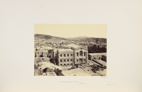 Francis Frith, The New English Church, Jerusalem