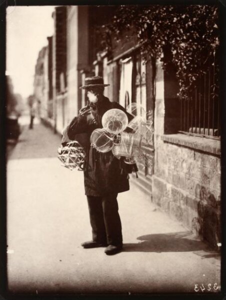 Atget, Jean-Eugène-Auguste, Marchand de paniers de fil de fer