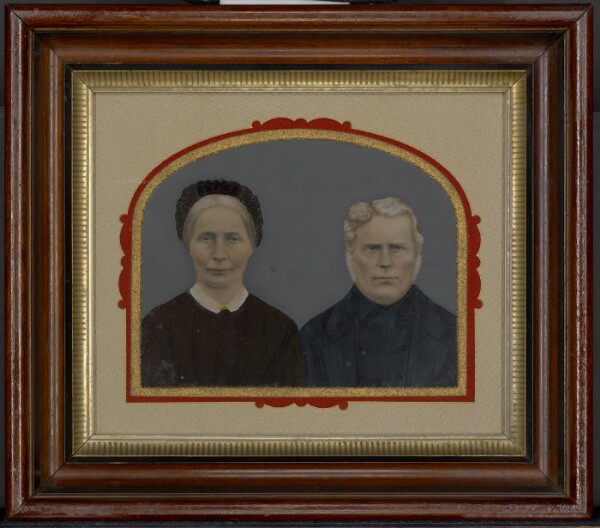 Unknown, [Portrait of old couple]