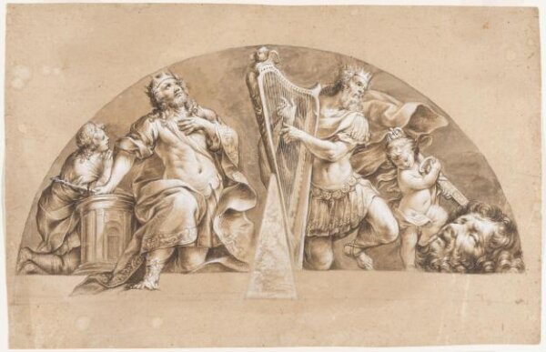Unknown, Solomon and David with the Head of Goliath (after Raffaele Vanni)