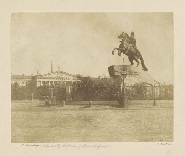 Fenton, Roger, St. Petersburg, Admiralty and Statue of Peter the Great